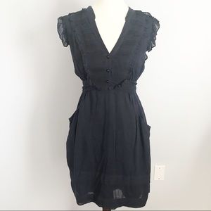 Anthropologie Odille Navy Dress
